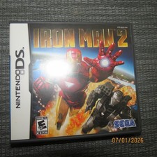 Iron Man 2 Nintendo DS 2010 Original Case & Manuals Complete Tested Working VGC