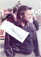 Hans Mezger, Porsche, legendarna konstrukcja, oryg. Zdjęcie , oryginalnie podpisane