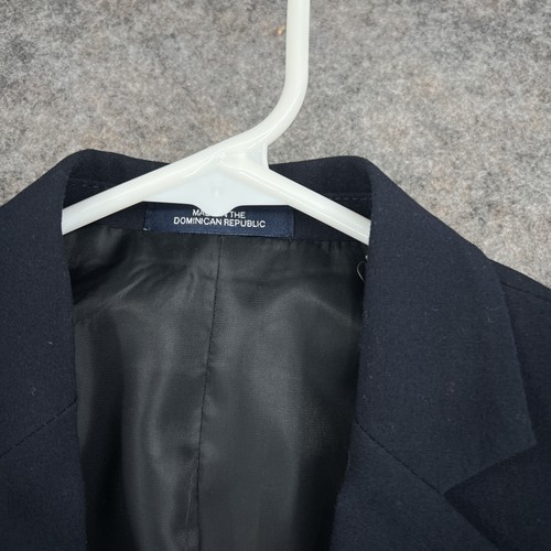 Chaps Blazer Boys 12 Navy Blue Gold Buttons Classic Suit Jacket Formal School - Picture 3 of 12