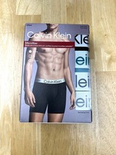 Calvin Klein Microfiber Boxer Brief 4 pack Size M  32-34 Polyester Multicolor