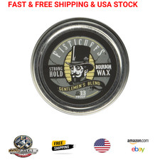 Mustache Wax Fisticuffs Gentlemen's Blend Strong Hold 1 Oz Tin Beard Styling