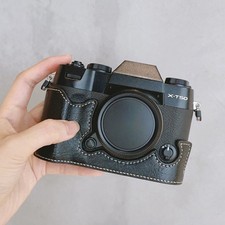 For Fujifilm X-T50 XT50 Camera Bag Leather Dock Case Base Protection Shel lCover