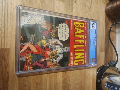BAFFLING MYSTERIES #11 - CGC Grade 5.0 - Golden Age Pre code 1952 Gene Colan art