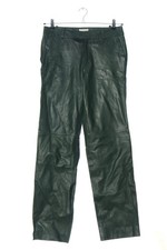 PULZ JEANS Kunstlederhose Damen Hose Gr. DE 36 khaki Casual-Look