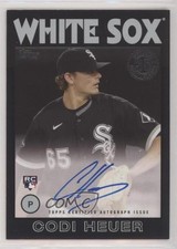 2021 Topps 1986 Baseball Series 2 Black 191/199 Codi Heuer #86A-CH Auto fm0