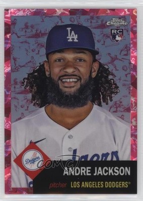 2022 Topps Chrome Platinum Anniversary 5/100 Andre Jackson #391 Rookie RC 12ty