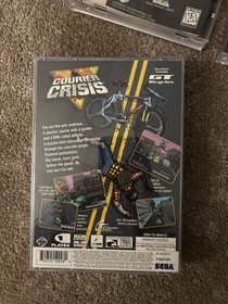 Sega Saturn Courier Crisis CIB EX/ Very Good VG Condition w/ Reg Card