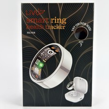 Livup Smart Ring Health Tracker Silver Size 7 Sleep Steps Heart Rate Oxygen New