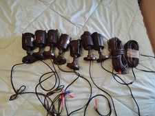 ZOSI 7x Security Cameras ZG1062B 2x 60ft Cables Power Splitter