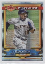 2021 Topps Finest Flashbacks Prism Refractor 7/35 Keston Hiura #146 0a6