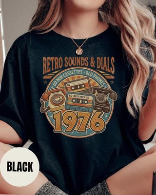 Retro Sounds Dials Vintage Cassette Comfort Tee
