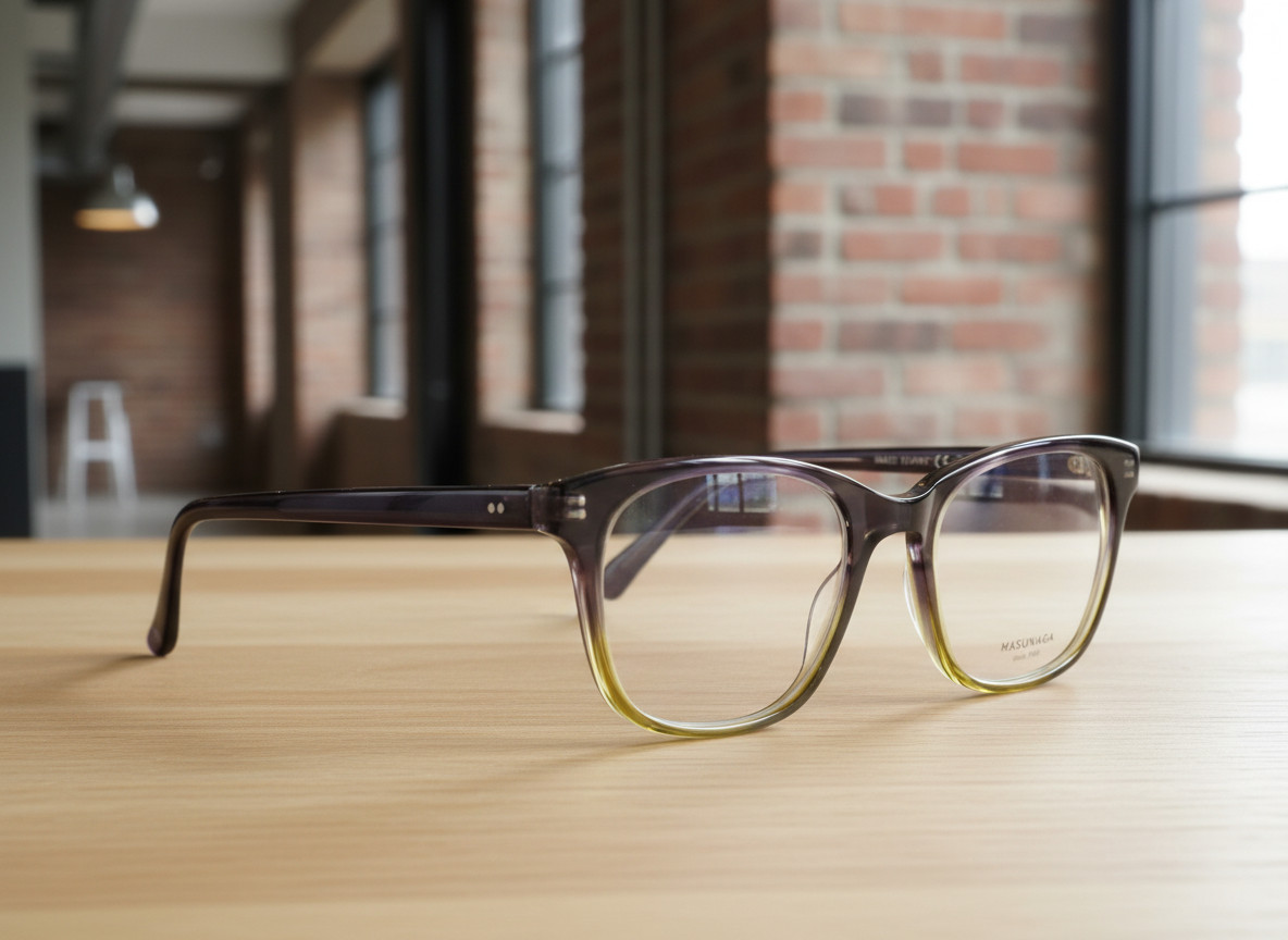 MASUNAGA Eyeglasses Violet Amber Cat Eye Frame 42U 36 49-19-145 59890₽