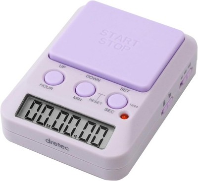 dretec Study Timer Time Up 2 Limited Color Purple Learning Timer