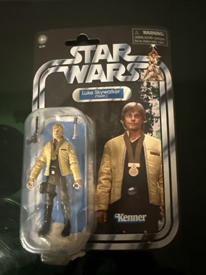 Star Wars E4 Vintage Luke Skywalker Yavin 3.75 inch Action Figure Dmg Packaging