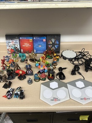 PS4 Disney Infinity figures SKYLANDERS lot 30+  Portals Games
