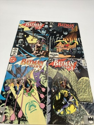 Batman (#436-439) Year 3 PART #1-4 Complete Set DC Comics FAST SHIPPING.