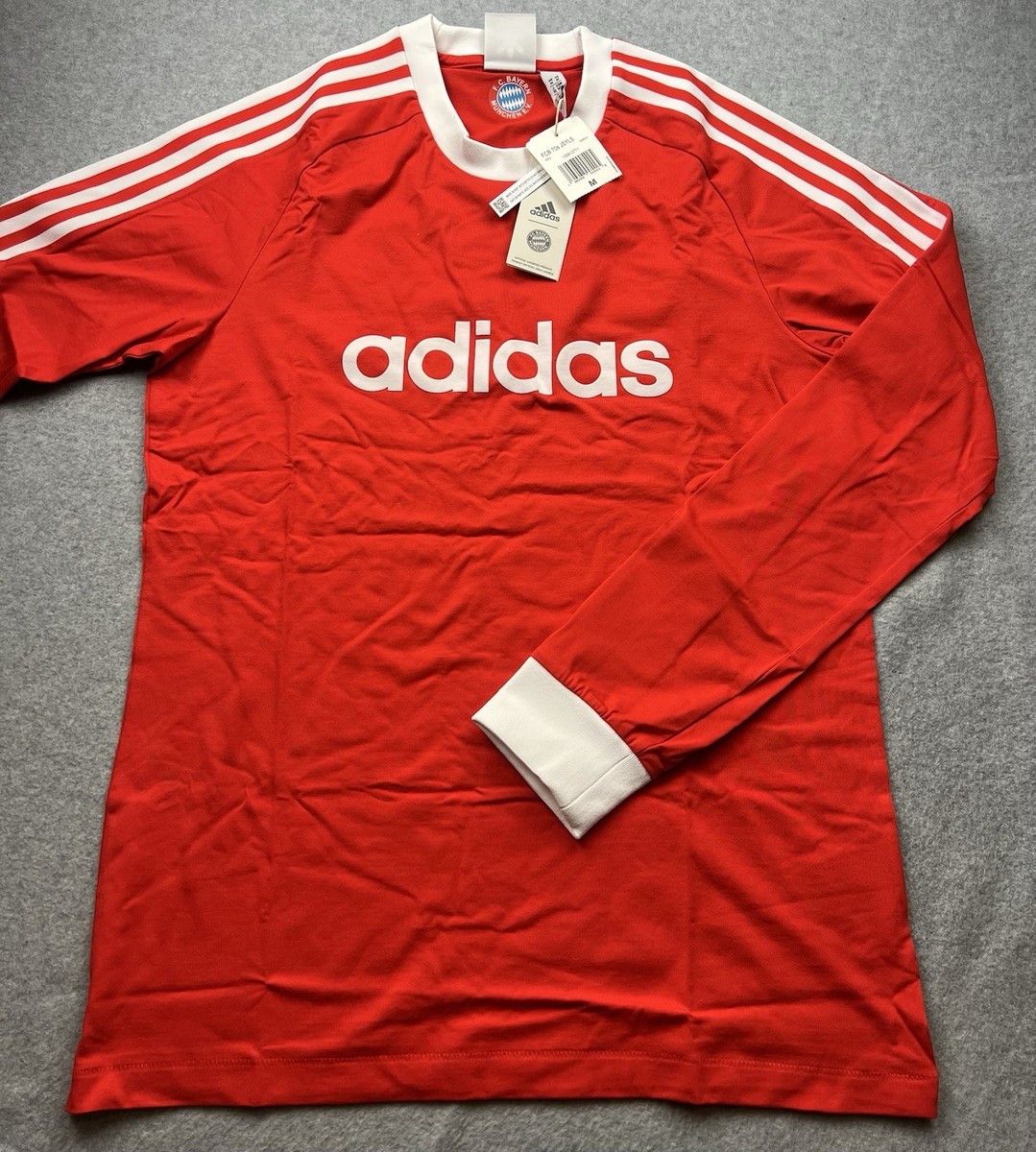 FC Bayern Munchen 長袖シャツ adidas Adidas FC Bayern Originals 70s Long Sleeve Jersey Red Men's Size