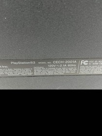 Sony PlayStation 3 CECH-2001A 160GB Black Console W/ HDMI Power 5 Games - Used A