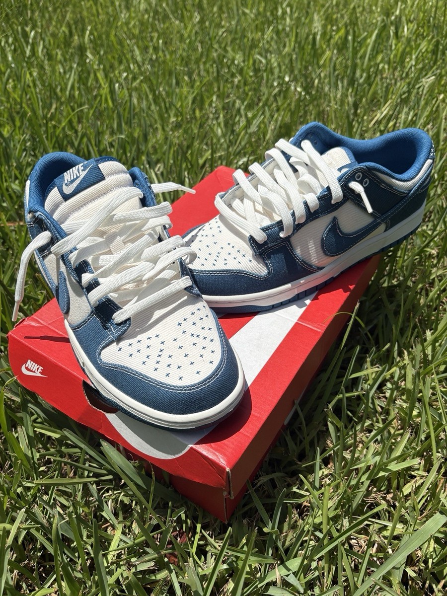 Brand New* Nike Dunk Low SE Sashiko - Industrial Blue. Sz 10