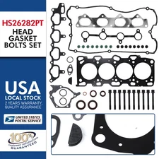 Full OEM  Gasket Set & Head Bolts For Kia Optima Hyundai Santa Fe 2.4L DOHC