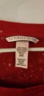 Victoria's Secret Red/White Star Knit Sleep Top Scoop Neck Long Sleeve XS — photo 4