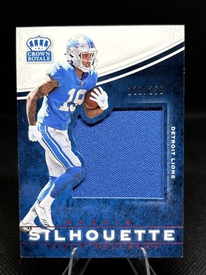 2017 Preferred Jumbo Rookie Silhouette Jerseys Pink /250 Kenny Golladay #10