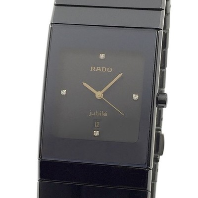 RADO (like new & unworn) L 31x27mm Diastar Ceramica Jubile Diamonds Keramik