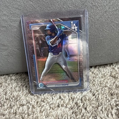 2024 Bowman Draft Chrome Zyhir Hope 1st BDC-139 Steel Metal Refractor /100 (RC)