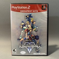 Kingdom Hearts II 2 Greatest Hits PS2 Square Enix Action RPG Disney Video Game