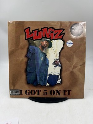 Luniz I Got 5 On It   UK 12  Single Vinyl 1996 Hip Hop Noo Trybe LC 3098 VG+/VG+