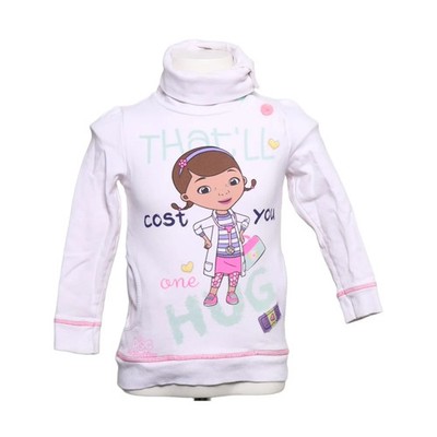 C&A, Kapuzenpullover, Größe: 104, Weiß, Baumwolle/Elasthan, Print, Mädchen #gFu