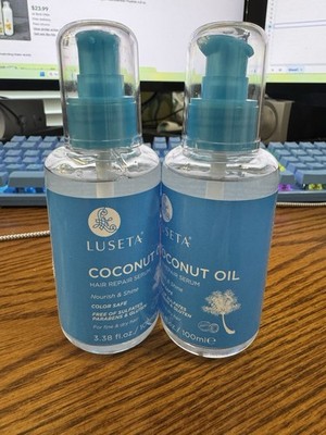 Luseta Coconut Oil Hair Repair Serum Nourish and Shine ~ 3.38 fl oz / 100 mL