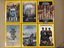 National Geographic Magazine Complete years in Faux Leather Slip Cases 1958-2021