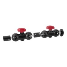 Dual Mini Ball Head Extension Arm, 1/4-20 Male, Female Mounting Threads, 2138