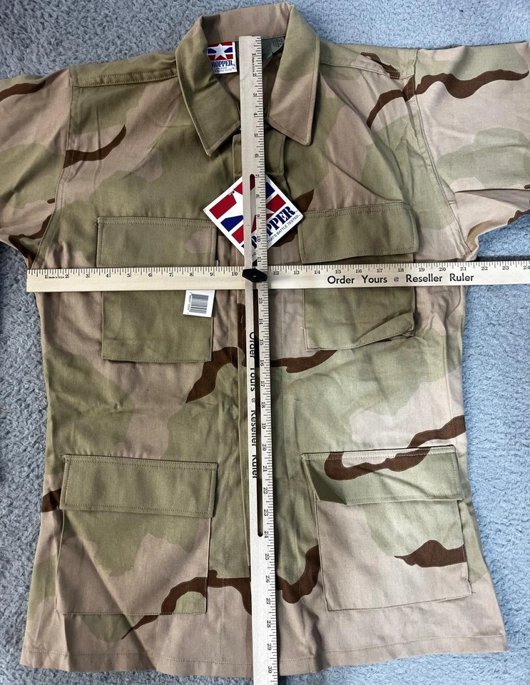 NEW Propper BDU Shirt Desert Camo S-Long | Military Issue 3-Color Battle Tested - Image 2 of 4