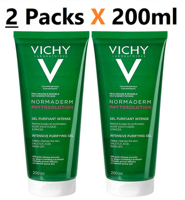 Vichy Normaderm Phytosolution Purifying Cleansing Gel ( 2 Packs X 200ml )