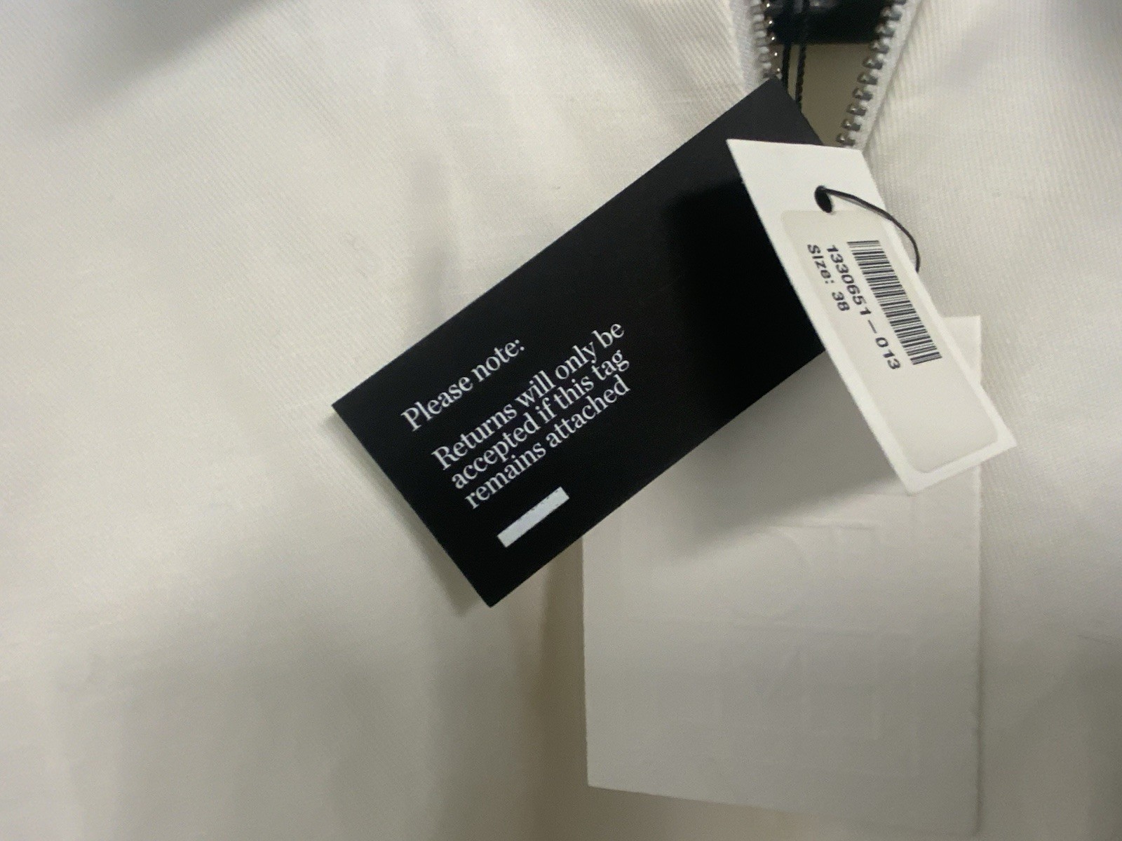 Toteme Women’s Linen Blend Monogram Tracksuit Top Off- White 110 Size 38 New thumbnail 13