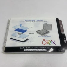 Sizzix Multipurpose Platform For BIGkick Or Big shot Machines. Q62