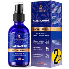 Niacinamide Serum for Face 10% with Zinc 1% Vitamin B3 Serum - 2oz NEW USA