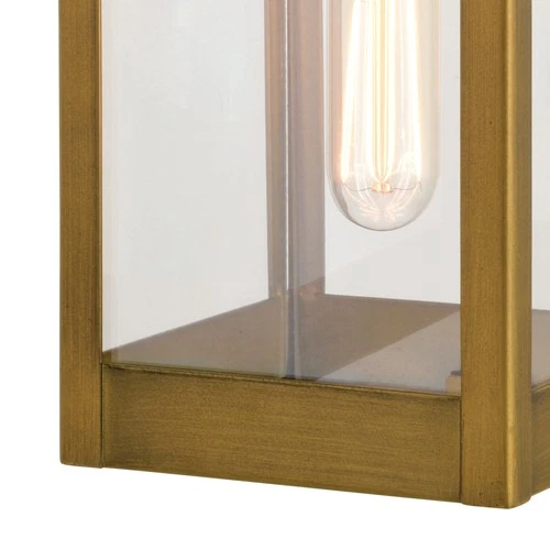Vaxcel Lighting T0566 Kinzie 14" Tall Outdoor Wall Sconce - Brass - Picture 3 of 12
