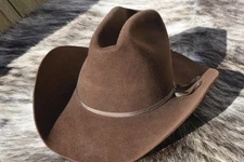 Rare Resistol Lucchese 3X Beaver Western Rancher Farmer Cowboy Hat Size 7 1/4