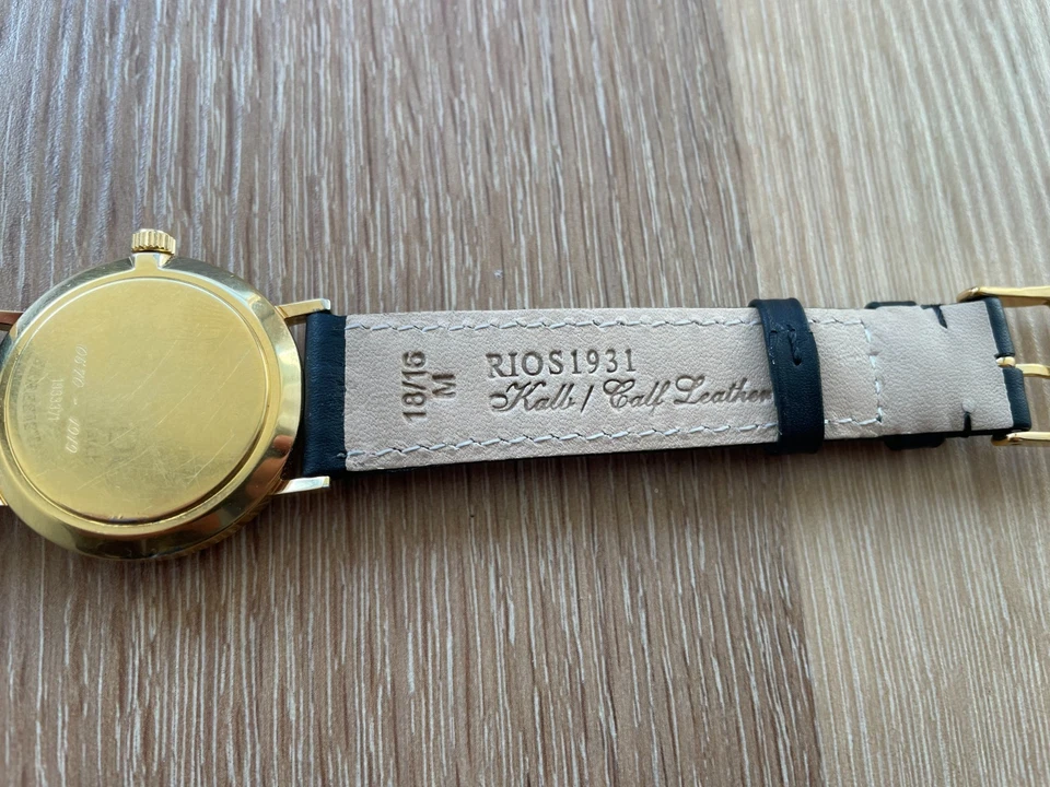 33mm Movado Museum Uhr Handaufzug ETA 7001 Vintage 1994 Edition REVIDIERT - Bild 4 von 4