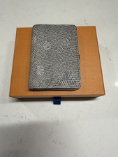 Louis Vuitton - Lizard Pocket Organizer Grey White - All Tags Inc RARE EXOTIC
