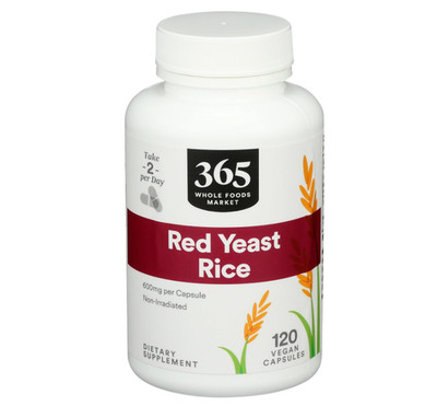 365 by Whole Foods Market, Red Yeast Rice 600mg, 120 Count