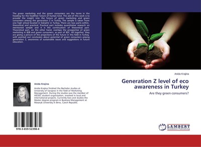Anida Krajina | Generation Z level of eco awareness in Turkey | Taschenbuch