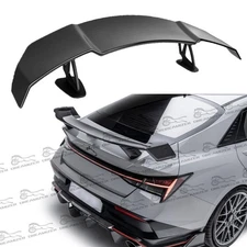 55" Rear Spoiler Racing Wing Lip Gloss Black GT-Style For Hyundai Elantra
