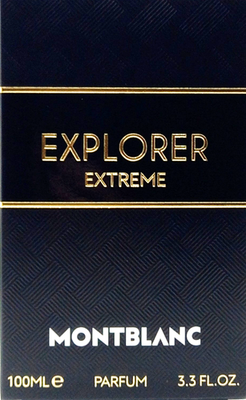 MONT BLANC EXPLORER EXTREME PARFUM FOR MEN 3.3 Oz / 100 ml BRAND