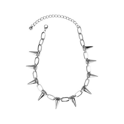 Punk Spike Chokers Goth Necklaces Mens Chain Choker Collar Punk Streetwear Handm
