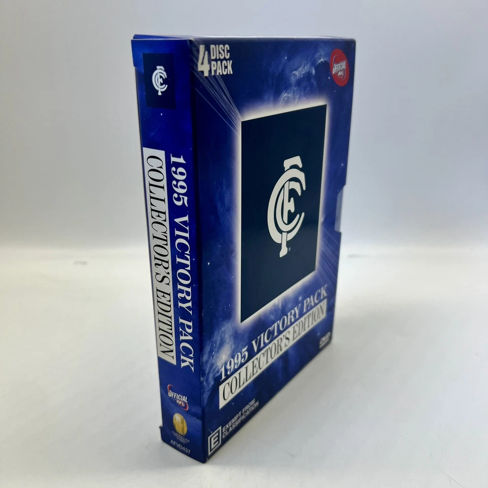 Afl Carlton Blues 1995 Victory Pack Collectors Edition 4 Disc Set R4 VFL DVD - Image 3 of 4