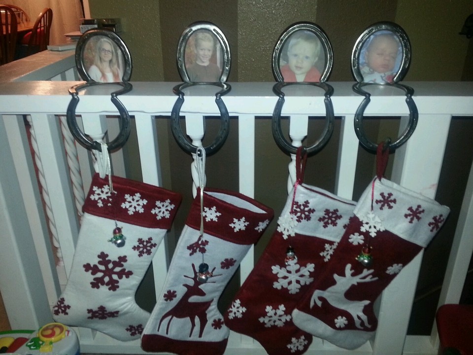 Horseshoe Christmas stocking holders eBay